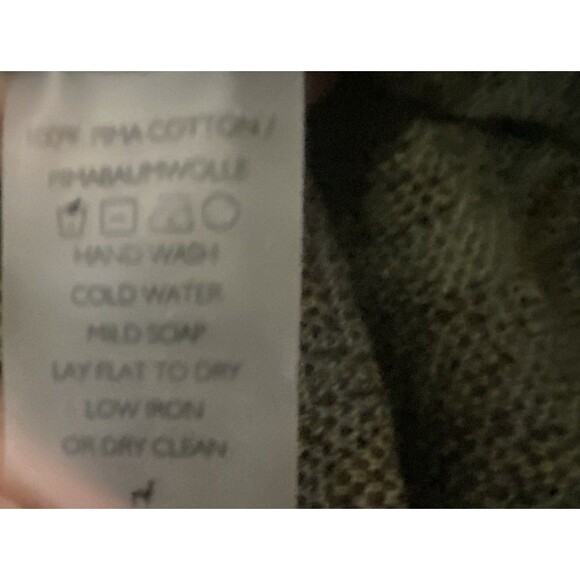 Peruvian Connection Kashmiri Pima Cotton Dress XSmall Black Turquoise Paisley - Picture 11 of 11